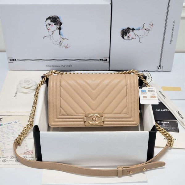 Chevron Boy Chanel Handbag