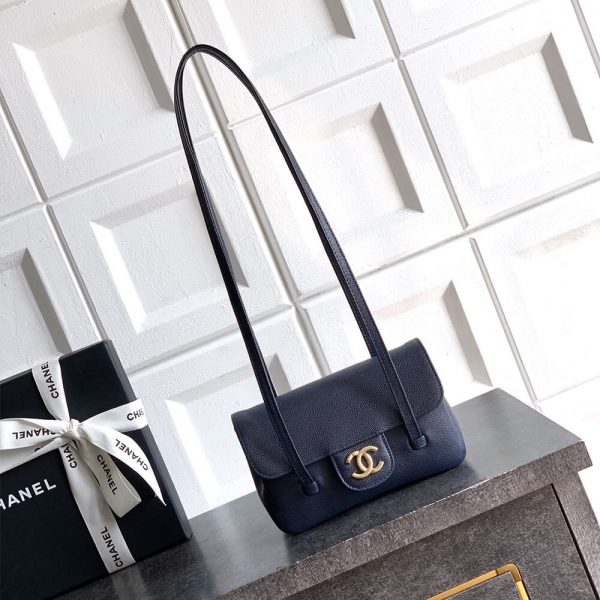 Chanel Clutch with Leather Strap(HIGH-END GRADE)
