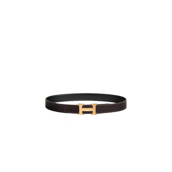 HERMES H belt buckle & Reversible leather strap 32 mm