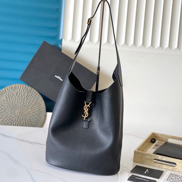YSL LE 5 A 7 hobo in grained leather(HIGH-END GRADE)