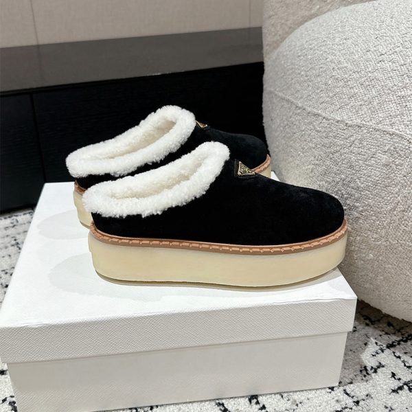 PRADA Suede slippers