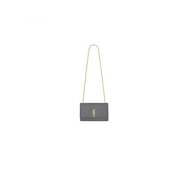 YSL kate medium in grain de poudre embossed leather