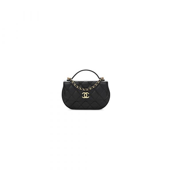 CHANEL MINI FLAP WITH HANDLE(HIGH-END GRADE)
