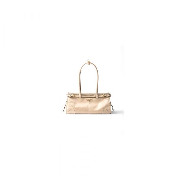Prada Medium leather handbag(high-end grade)