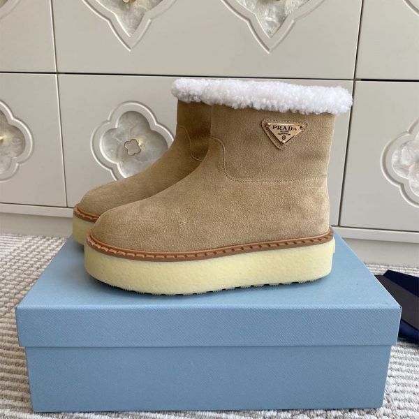 PRADA Suede booties