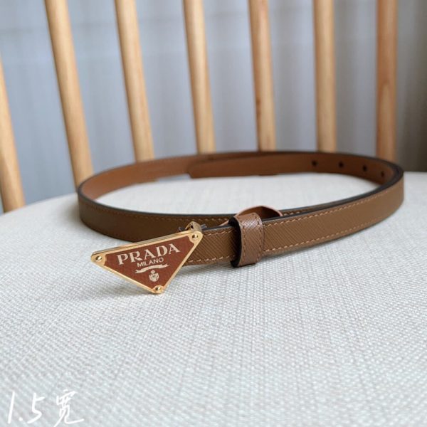 PRADA Saffiano leather belt