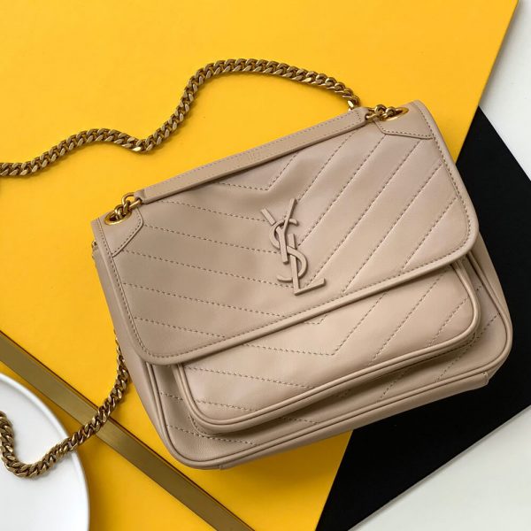 YSL NIKI MEDIUM IN LAMBSKIN LEATHER(HIGH-END GRADE)