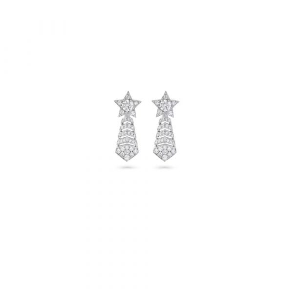 CHANEL LUNE DE CHANEL SINGLE CLIP EARRINGS