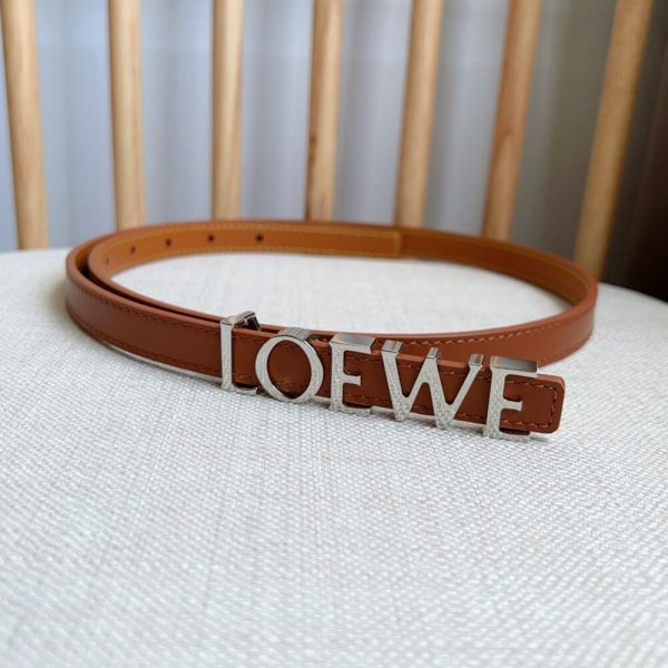 LOEWE belt in smooth calfskin 15mm