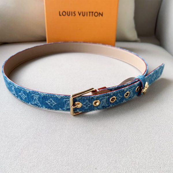 LV WOMEN DENIM BELT(HIGH-END GRADE)