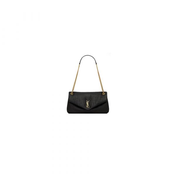 YSL calypso medium in grained lambskin