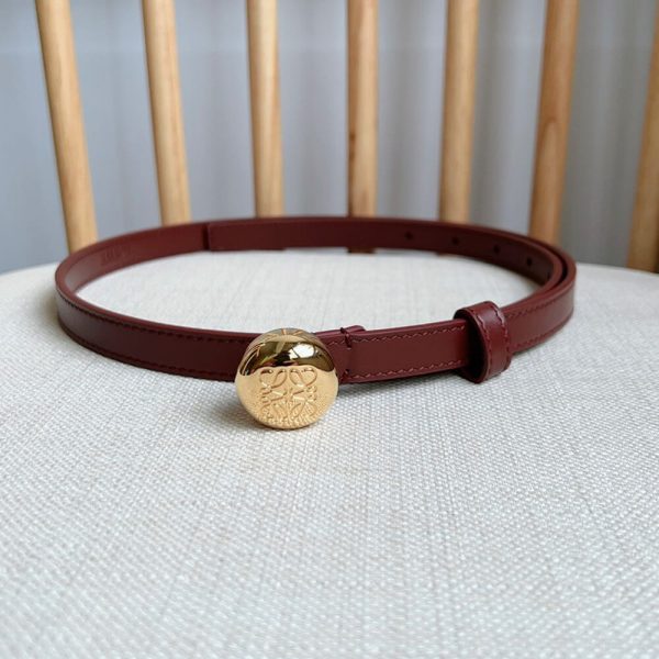LOEWE belt in smooth calfskin 15mm