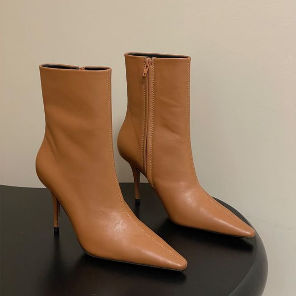 YSL ASHLEY booties in smooth leather