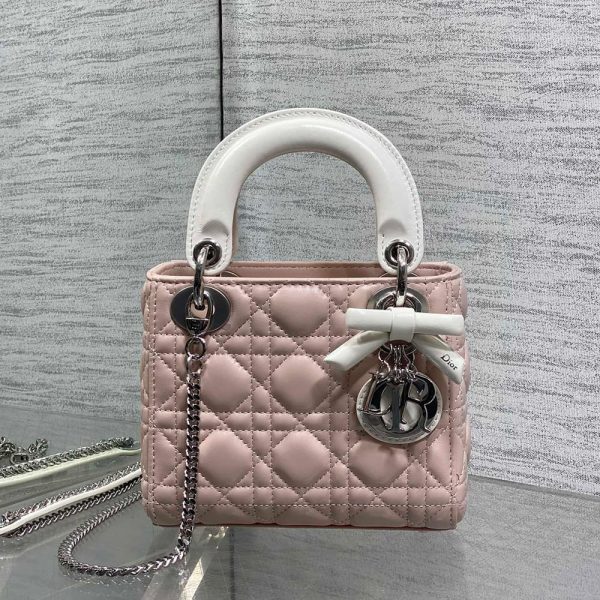 Dior Mini Lady Dior Bag with Chain(HIGH-END GRADE)