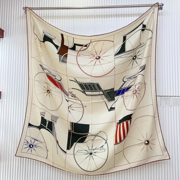 HERMES A Toute Berline ! shawl 140