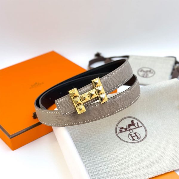 HERMES H Infini belt buckle & Reversible leather strap 24 mm