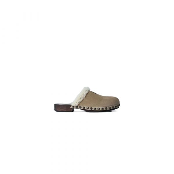 MIUMIU Suede clogs
