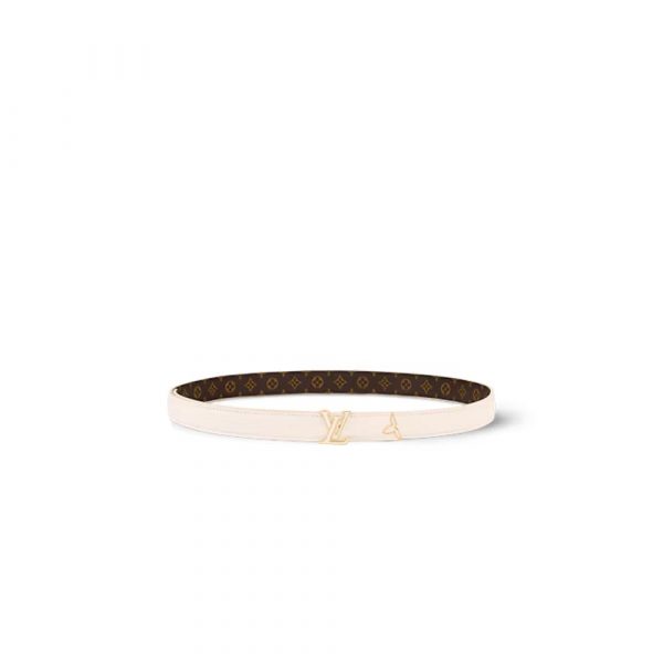 Pretty LV Enamel 20mm reversible belt