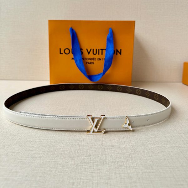Pretty LV Enamel 20mm reversible belt