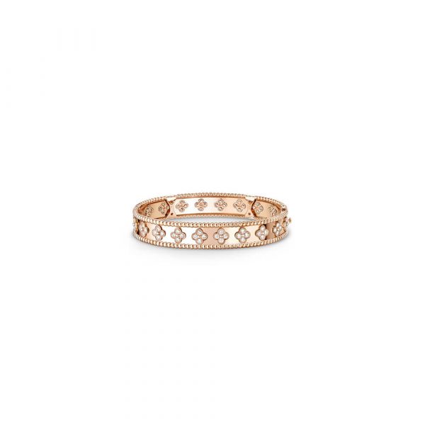 Van Cleef & Arpels Perlée clovers bracelet, medium model