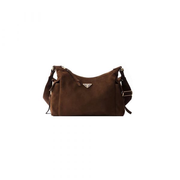 Prada Explore large suede bag(HIGH-END GRADE)