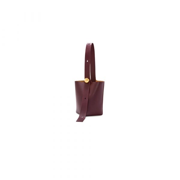 LOEWE Medium Pebble bucket in smooth calfskin(high-end grade)
