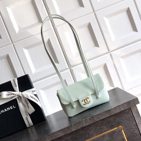 Chanel Clutch with Leather Strap(HIGH-END GRADE)