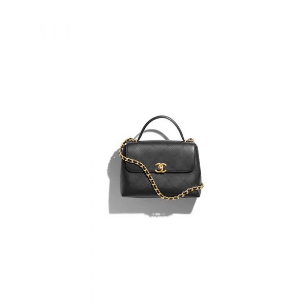 Chanel Large Flap Bag With Top Handle(HIGH-END GRADE)