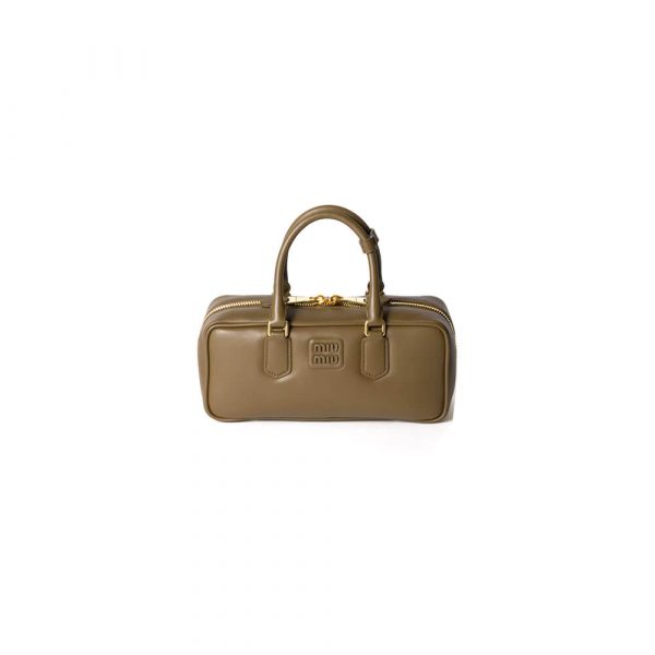 MIUMIU Large Arcadie Leather Bag(HIGH-END GRADE)