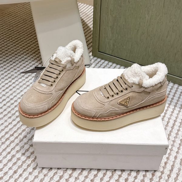PRADA Suede mid-top sneakers
