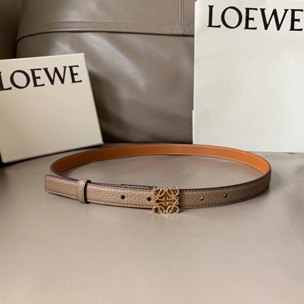 LOEWE Anagram belt in pebble grain calfskin 20mm