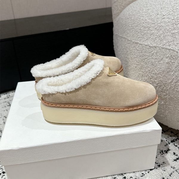 PRADA Suede slippers