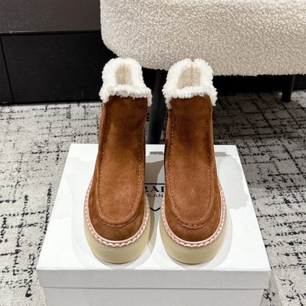PRADA Suede booties
