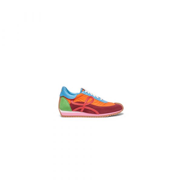 LOEWE Flow Runner in nylon and suede