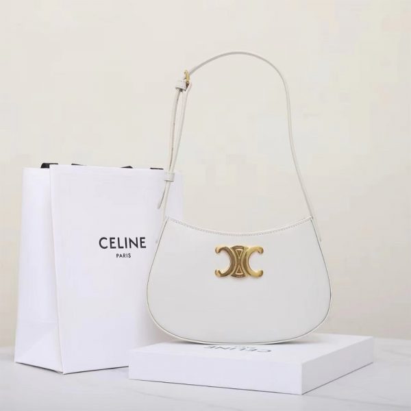 CELINE MEDIUM TILLY BAG in shiny calfskin