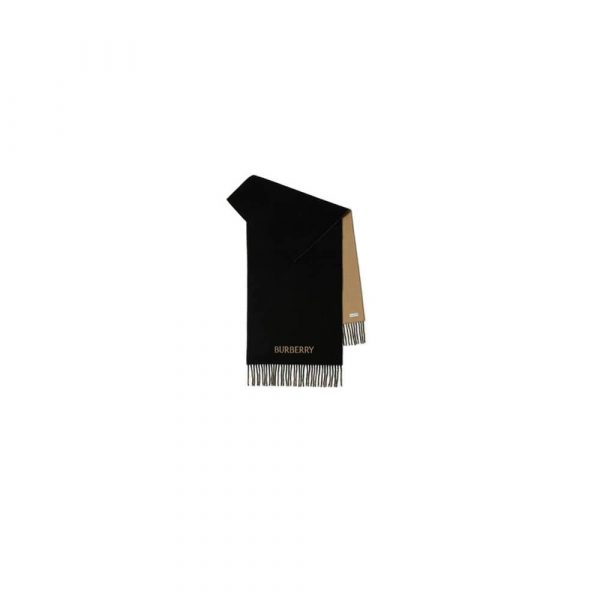 BURBERRY Knight Cashmere Reversible Scarf