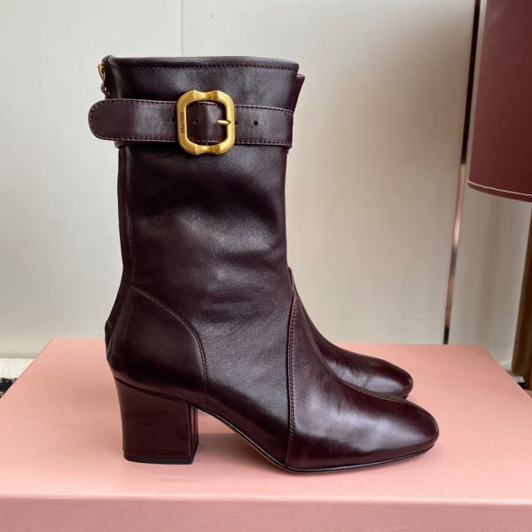 MiuMiu Nappa leather booties