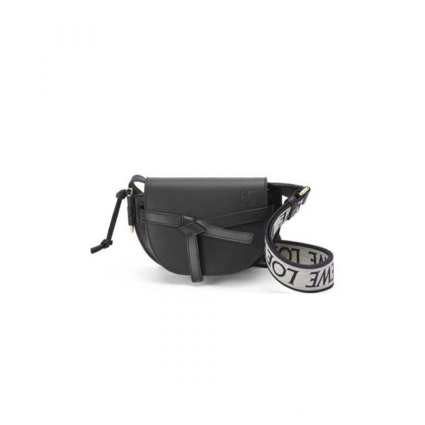 Loewe Small Gate bag in soft calfskin and jacquard