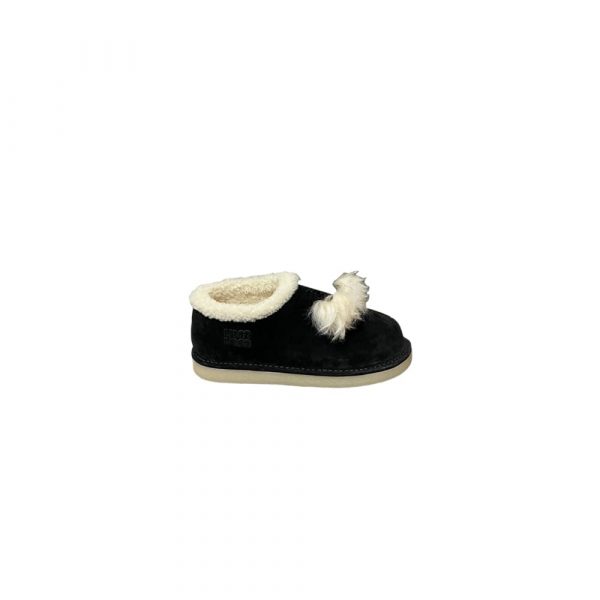 MIUMIU Suede and shearling mules