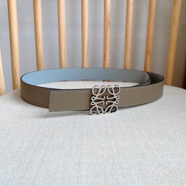 LOEWE Reversible Anagram belt in smooth calfskin 28mm