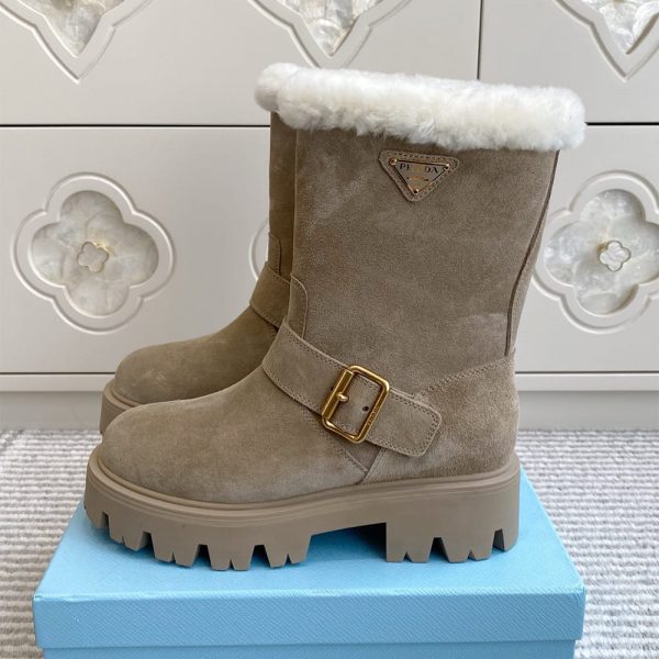PRADA Leather booties