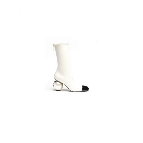 CHANEL Mid-Calf Boots