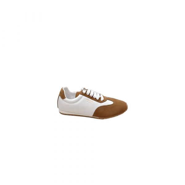 PRADA Nappa leather and suede sneakers