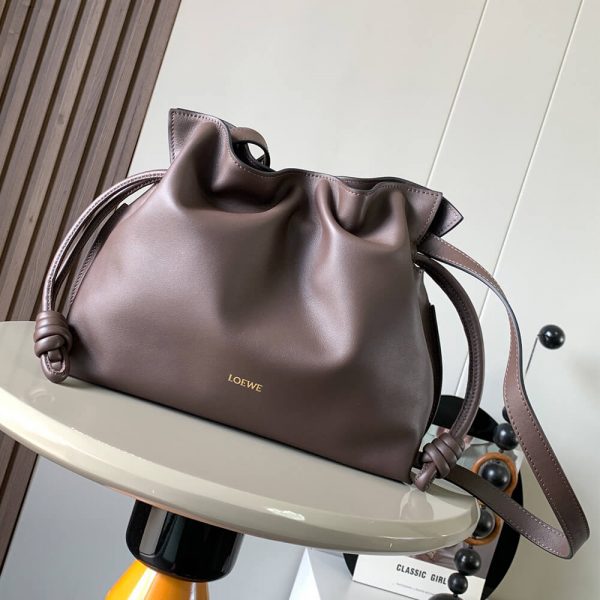 LOEWE Medium Flamenco clutch in nappa calfskin(HIGH-END GRADE)