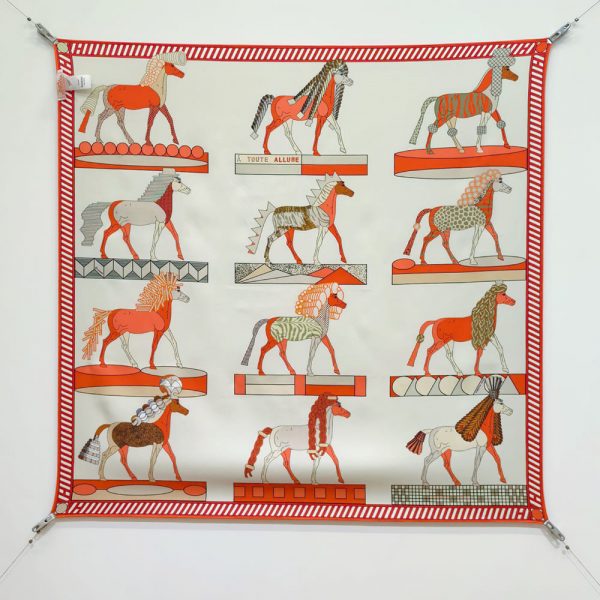 HERMES A Toute Allure scarf 90