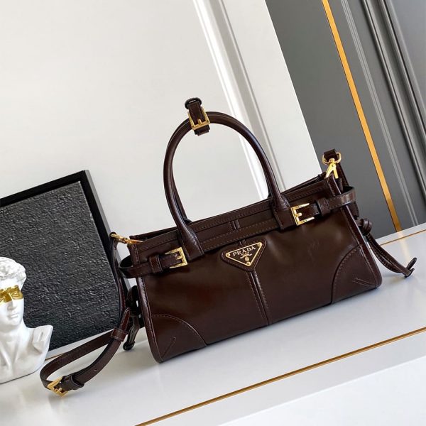 Prada Bonnie leather mini handbag(HIGH-END GRADE)