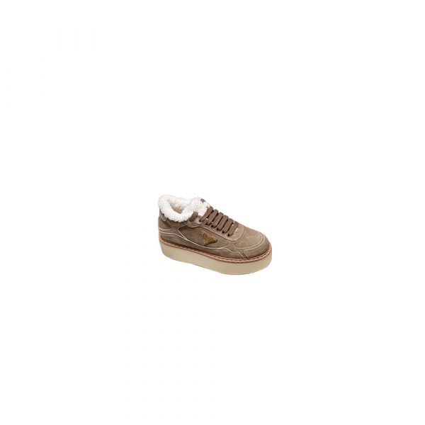 PRADA Suede mid-top sneakers