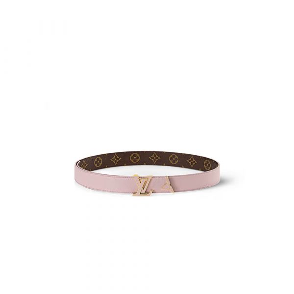 Pretty LV Enamel 30mm Reversible Belt