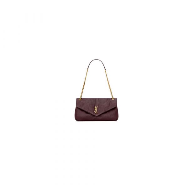 YSL calypso medium in grained lambskin