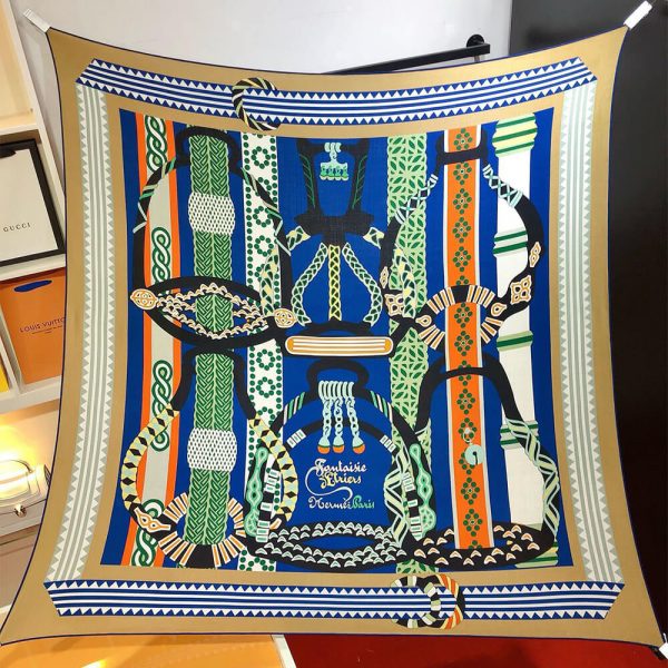 HERMES Stirrup Fantasy Shawl 140